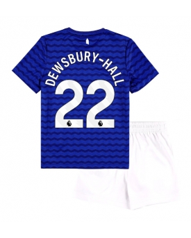 Billige Fotballdrakt Everton Kiernan Dewsbury-Hall #22 Replika Hjemmedraktsett Barn 2025-26 Kortermet (med bukser)